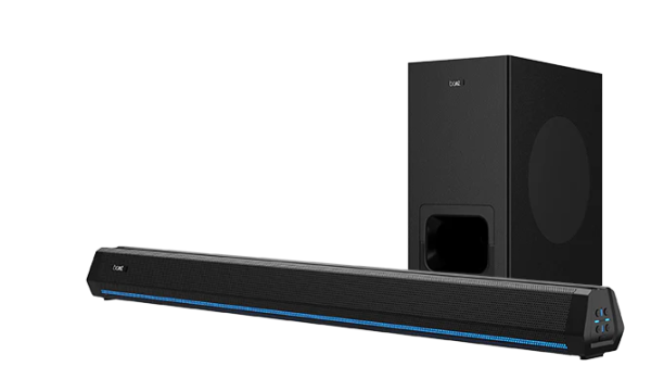 Boat Aavante Bar Maven Pro 320 Watts Soundbar with 2.1 Wireless Subwoofer, Black