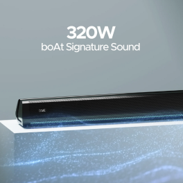 Boat Aavante Bar Maven Pro 320 Watts Soundbar with 2.1 Wireless Subwoofer, Black