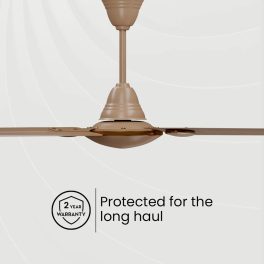 Crompton 1200MM (48 Inch) Ceiling Fan with Anti Rust, High Speed and Aerodynamic Blades, Glided Biege, Montania