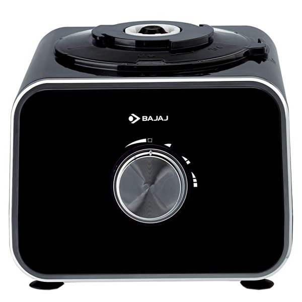 Bajaj FX-1000 Dlx, 1000 Watts Food Processor And Mixer Grinder With 9 Attachments, 100% Copper Motor, Processing Bowl With 3 Jars, Safety Interlock, Black