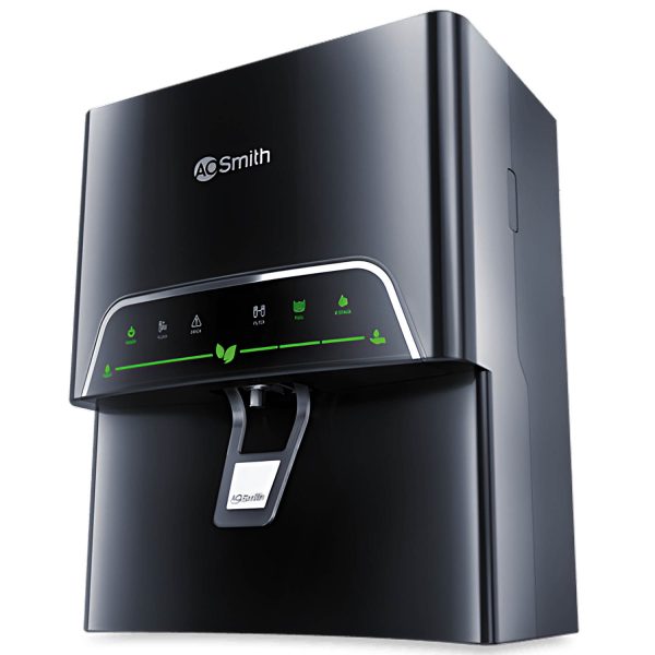 AO Smith ProPlanet P3, RO+SCMT Water Purifier with 8 Stage Purification, Black