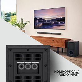 Sony HT S40R Real 51ch Dolby Audio Soundbar for TV with Subwoofer Wireless Rear Speakers 51ch Home Theatre System 600W Bluetooth USB Connectivity HDMI Optical Connectivity Sound Mode 0 3