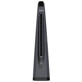 Symphony Tower Fan with Remote, Touchscreen Control Panel & Swivel Action, Grey, Surround-I