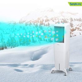 Symphony Diet 35T Tower Air Cooler with Honeycomb Pad Cool Flow Dispenser 35L White 0 2