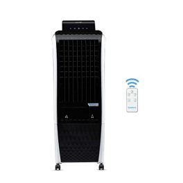 Symphony Diet 3D 20i Portable Tower Air Cooler For Home with 3 Side Honeycomb Pads Pop Up Touchscreen i Pure Technology and Low Power Consumption 20L White Black 0