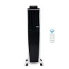 Symphony Diet 3D 55i Portable Tower Air Cooler For Home with 3 Side Honeycomb Pads Magnetic Remote i Pure Technology and Automatic Pop Up Touchscreen 55L White Black 0