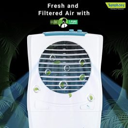 Symphony Ice Cube 27 Personal Air Cooler For Home with Powerful Fan 3 Side Honeycomb Pads i Pure Technology and Low Power Consumption 27L White 0 2