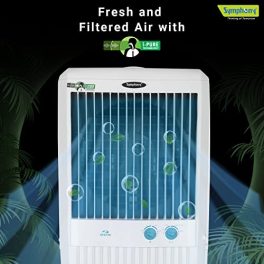 Symphony Storm C 100 XL Desert Air Cooler For Home with Honeycomb Pads Powerful Fan i Pure Technology and Low Power Consumption 100L White 0 2