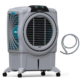 Symphony 75 Liter Desert Air Cooler with Honeycomb Pad and Powerful Fan, Grey, Sumo 75XL