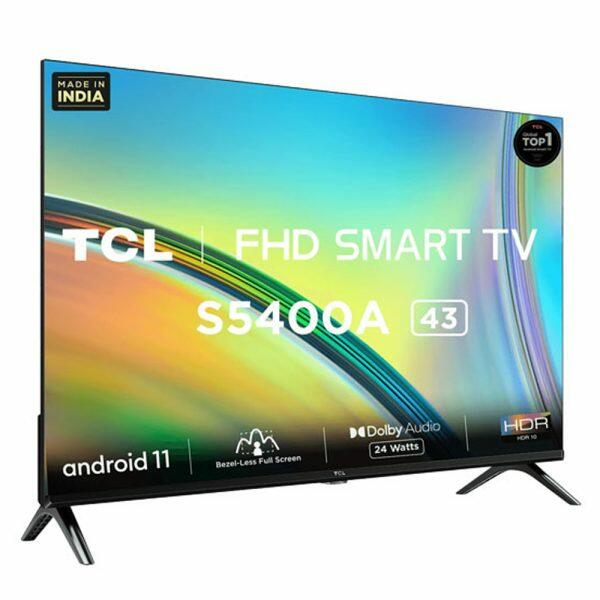TCL 43 Smart TV (43S5400A, Black)