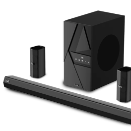 Boat Aavante Bar Azure 500 Watts Soundbar with Satellite Speakers, Black