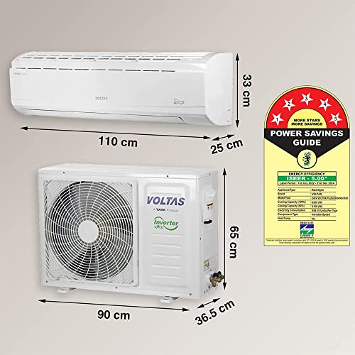 voltas 1.5 ton 5 star inverter split ac price