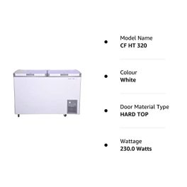 Voltas CF HT 320 DD P Double Door Deep Freezer 320 Liters White 0 5