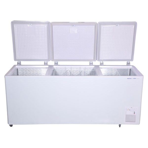 Voltas 600 Litre Three Door Hard Top Deep Freezer with 4 Star, White, CF600TA4