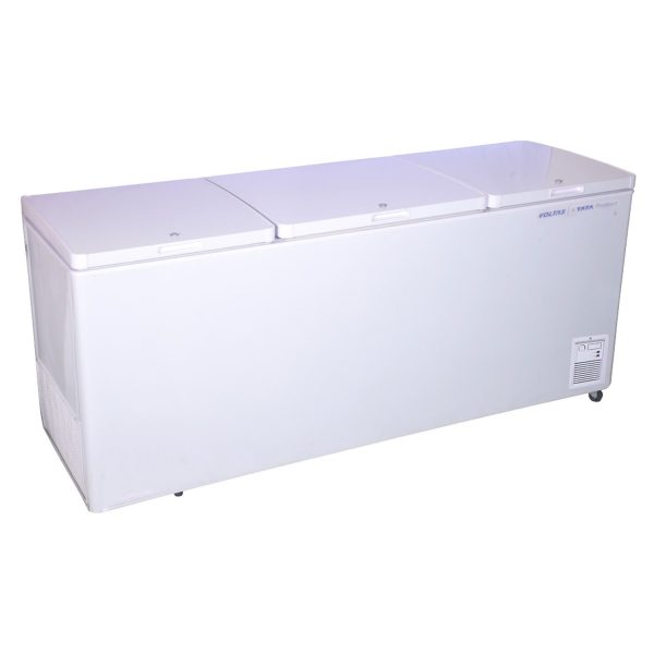 Voltas 600 Litre Three Door Hard Top Deep Freezer with 4 Star, White, CF600TA4