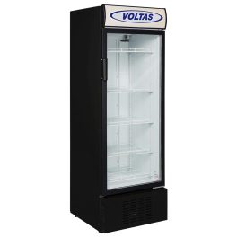 Voltas VC220 Single Door Visi Cooler, Black