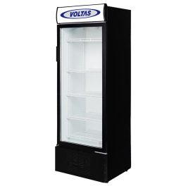 Voltas VC220 Single Door Visi Cooler, Black