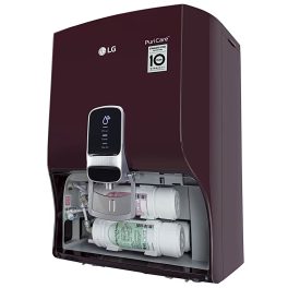 LG WW120NNC, UV+UF+HMR Water Purifier with 8 Litre Stainless Steel Tank, Crimson Rad