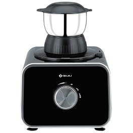 Bajaj FX-1000 Dlx, 1000 Watts Food Processor And Mixer Grinder With 9 Attachments, 100% Copper Motor, Processing Bowl With 3 Jars, Safety Interlock, Black