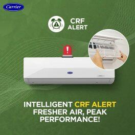 Carrier 24K Xcel Edge, 2 ton 5 star Inverter Split AC with 6-in-1 Convertible & Smart Energy Display, White