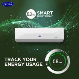 Carrier 24K 3S Xcel Edge 2 Ton 3 Star Inverter Split AC with 6-in-1 Convertible & Smart Energy Display, White