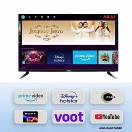 AKAI 32 Inch Smart TV (AKLT32S-FL1Y9P, Black)