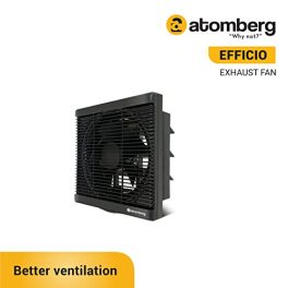 atomberg Efficio Exhaust Fan 250mm with BLDC Motor Easy to Clean 11 Year Warranty Black 0 1