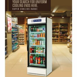 BLUESTAR SC300F 285 Liter Single Door Visi Cooler, White