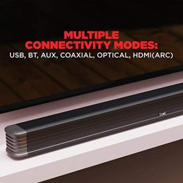 boAt AAVANTE Bar 1800 120W 21 Channel Bluetooth Soundbar Signature Sound Wireless Subwoofer Multiple Connectivity Modes Entertainment ModesPremium Black 0 3