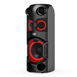 boAt-PartyPal-200208-70W-RMS-Stereo-Party-Speaker-with-Stunning-LEDs-Multi-Compatibility-Modes-7HRS-Playtime-TWS-Feature-Mic-for-Karaoke-Dual-EQs-FM-Master-Remote-ControlPhantom-Black-0