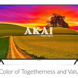 AKAI 65 Inch 4K Google TV (AL65GU-SFWS, Black)