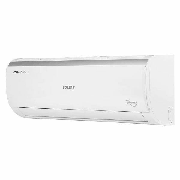 Voltas 123V Vectra Elegant 1 Ton 3 Star Inverter Split AC with 4-in-1 Convertible, White