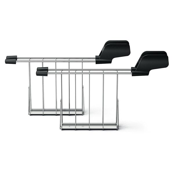 PHILIPS HD2583/90, 600 Watts Pop Up Toaster with Integrated bun Rack, Black