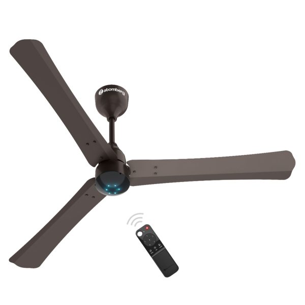 Atomberg 1200MM (48 Inch) BLDC Ceiling Fan with Remote Control and LED Indicators, Earth Brown, RENESA+