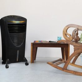 Symphony 31 Liter Air Cooler with Honeycomb Pad and Blower, Black, HICOOL 31I