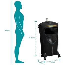 Symphony 31 Liter Air Cooler with Honeycomb Pad and Blower, Black, HICOOL 31I