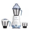 PHILIPS HL1643/04, 600 Watt 3 Jar Mixer Grinder with Vacuum Feet, White