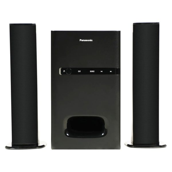 Panasonic 80 Watts Home Theatre with 2.1 Channel Convertible Soundbar and RemotMe, Black, HT260GW