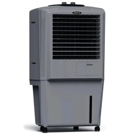 Symphony 27 Liter Personal Air Cooler with Honeycomb Pad and Powerful Fan, Grey, HIFLO 27