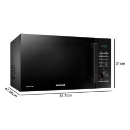 Samsung MC28A5145VK, 28 Litre Convection Microwave Oven with Moisture Sensor, Black
