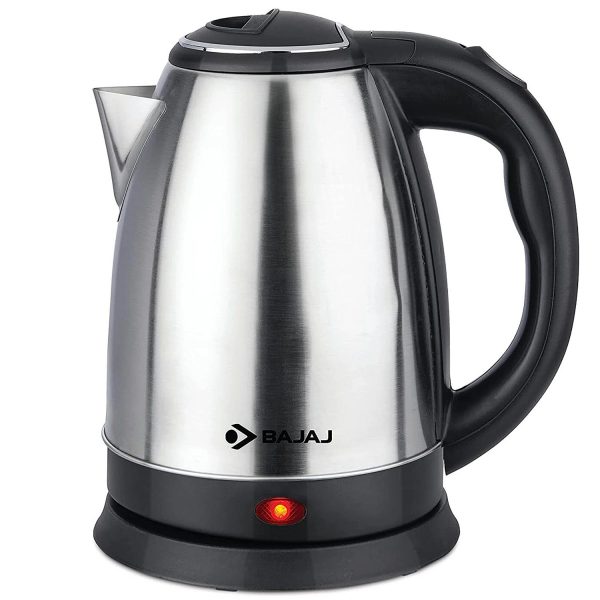 Bajaj 1.8 Liter Electric Kettle, Ktx 1.8L Dlx, Black