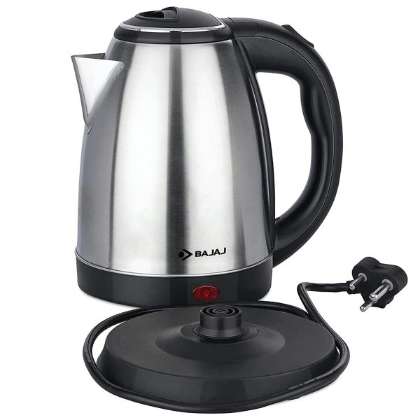 Bajaj 1.8 Liter Electric Kettle, Ktx 1.8L Dlx, Black