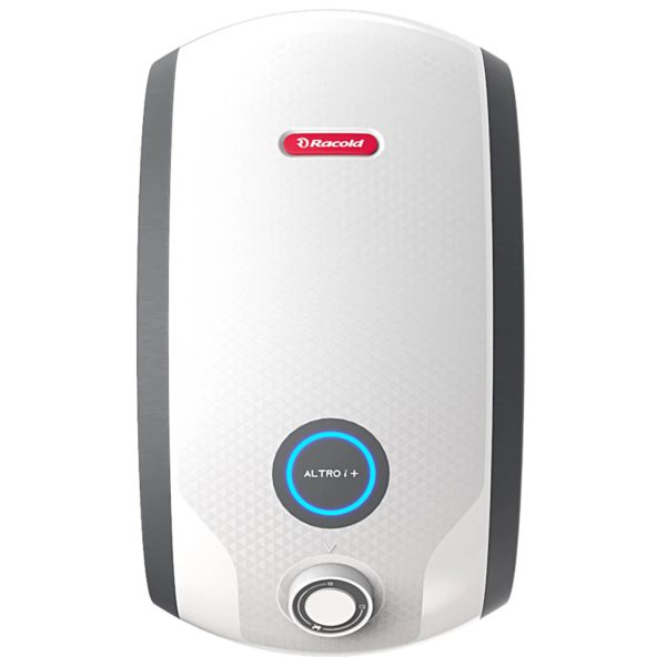 Racold Altroi+, 3 Litre 6.5 Pressure Bar 3000 W Instant Water Heater with Smart LED ring, Installation Pipe and Electric Plug, White