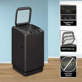 Godrej WTEON ALR 70 5.0 FDANS, 7 KG 5 Star Fully-Automatic Top Loading Machine with Roller Coaster, Graphite Grey