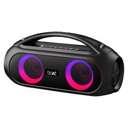 boAt 20W Portable Speaker with LED Lights, Black, Partypal 50