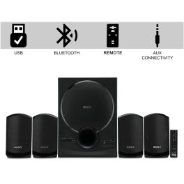 Sony 80 Watts, 4.1 Channel Home Theatre, Black, SA-D40