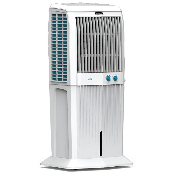 Symphony 95 Liter Desert Air Cooler with 3 Side Honeycomb Pads and Fan, White, Storm C 100XL