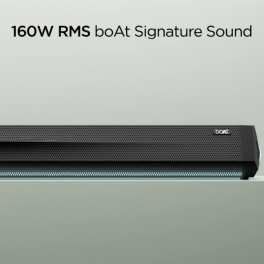 Boat Aavante Bar Theme 160 Watts Soundbar with wireless subwoofer, Black