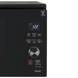LG MJEN326PKW, 32 Litre Charcoal Convection Microwave with 360 Degree Motorised Rotisserie and Wi-Fi, Black