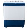 Voltas Beko WTT80DBLG, 8 KG Semi Automatic Machine with Cascade Waterfall System and IPX4 Control, Blue